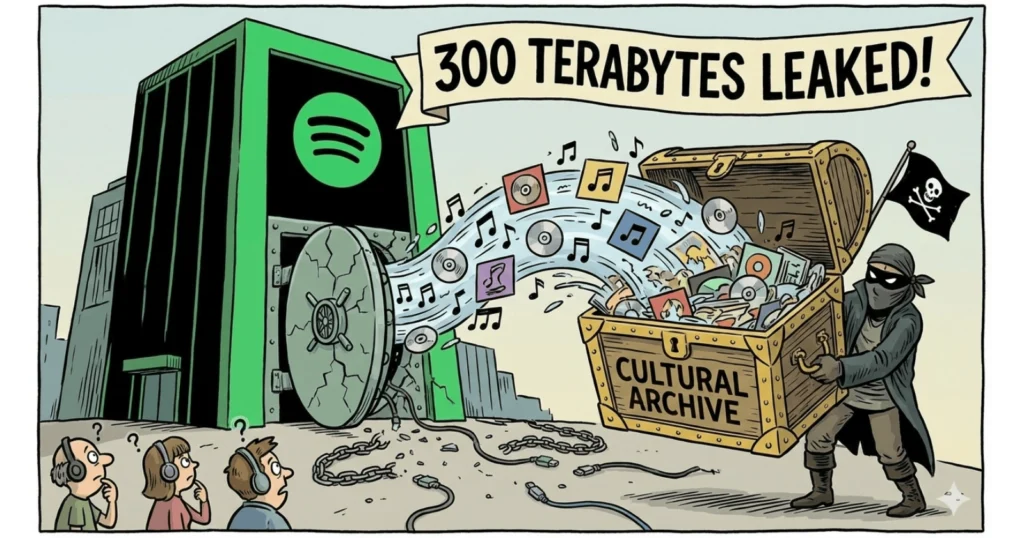 Spotify sufre el mayor hackeo de la era del streaming con un robo total de su base de datos