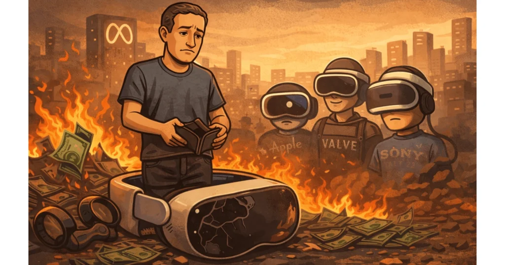 Meta absorbió los principales estudios de realidad virtual, fracasó en todo, y sólo le costó +50mil millones de dólares