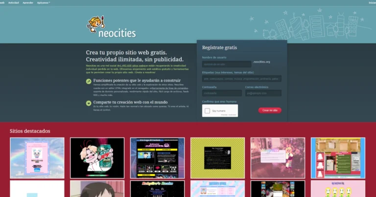 Neocities: El derecho a tener un hogar en internet te espera